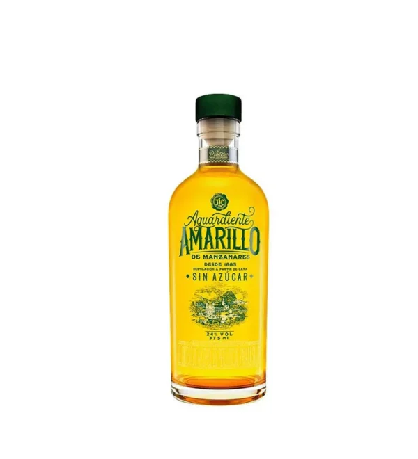 Aguardiente Amarillo de Manzanares Media - 375ml