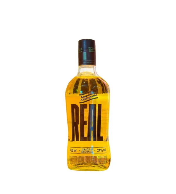 Aguardiente Antioqueño Amarillo Real Botella - 750ml Aguardiente Antioqueño Amarillo Real Botella - 750ml 🎁 Incluye baraja