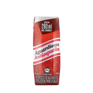 Aguardiente Antioqueño Tapa Roja Cuarto - 260ml Aguardiente Antioqueño Tapa Roja Cuarto - 260ml