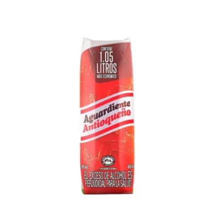 Aguardiente Antioqueño Tapa Roja Tetrapack Litro – 1050ml Aguardiente Antioqueño Tapa Roja Tetrapack Litro – 1050ml