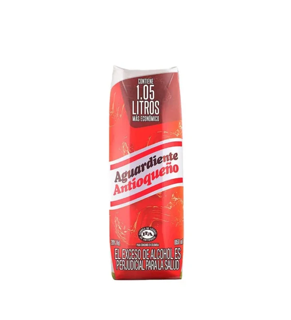 Aguardiente Antioqueño Tapa Roja Tetrapack Litro – 1050ml Aguardiente Antioqueño Tapa Roja Tetrapack Litro – 1050ml