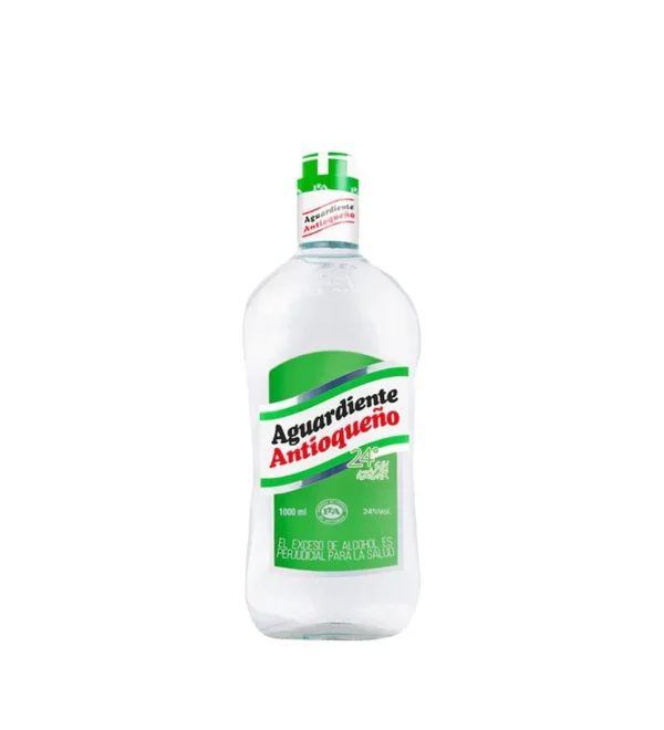 Aguardiente Antioqueño Tapa Verde Litro Vidrio - 1L Aguardiente Antioqueño Tapa Verde Litro Vidrio - 1L