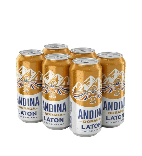 6 Pack Cerveza Andina Latón - 473cc